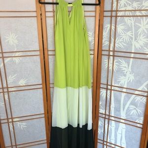Vince Camuto color-block maxi dress